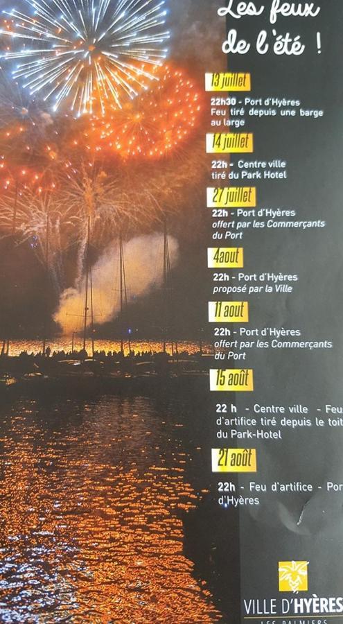 Hyeres Parc- Vue Mer Meditterannee Zewnętrze zdjęcie